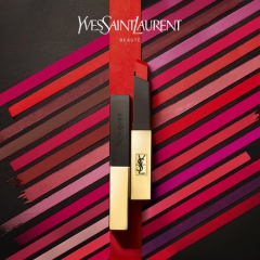 YSL圣羅蘭口紅 啞光復(fù)古紅小金條21顯白胡蘿卜28號色