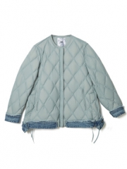 JNBY/江南布衣冬新品羽絨服牛仔拼接設(shè)計5K8701930